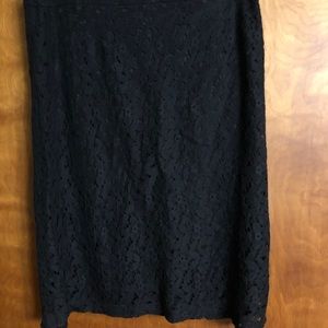 Elementz Black Lace Skirt Sz L
